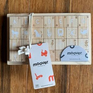 NEW in box wooden Alphabet Blocks